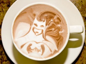 Batman Flat White Coffee